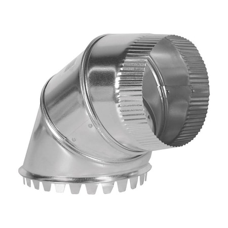 Imperial Imperial 6 in. D X 6 in. D Adjustable 90 deg Galvanized Steel Top or Side Take-Off GV1427-C